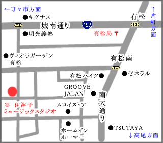 谷伊津子ミュージックスタジオ地図